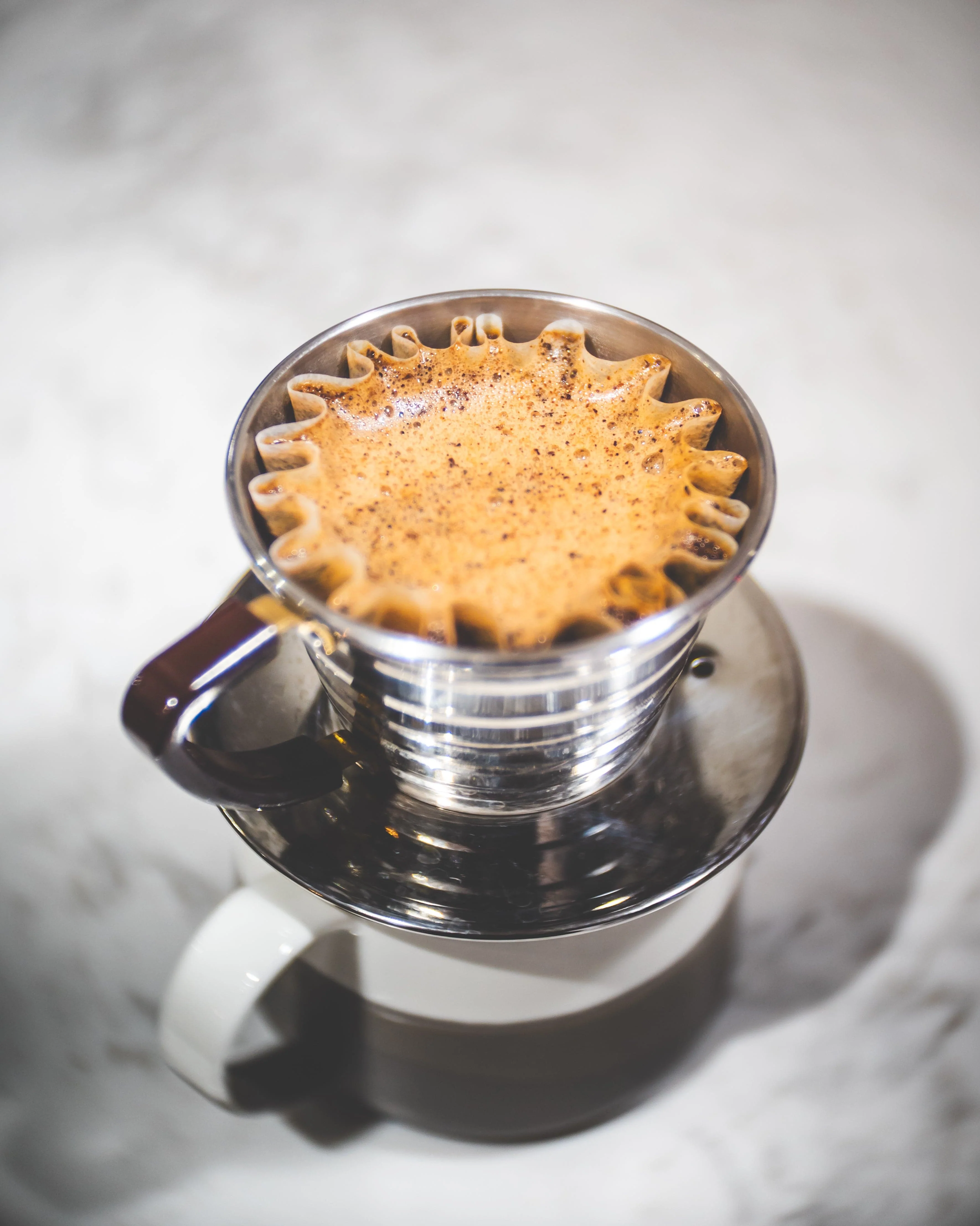 Kalita Wave 185 Stainless Steel Dripper (2-4 Cups) - Image 4