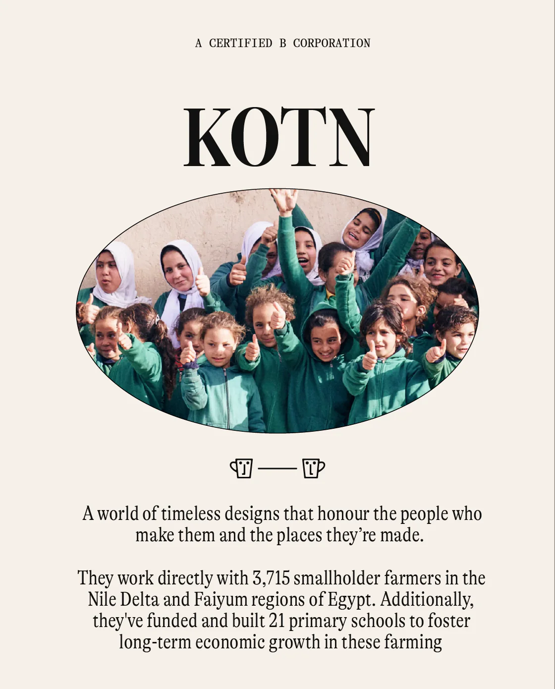 The Roasters Pack x KOTN - T-shirt in Natural - Image 3